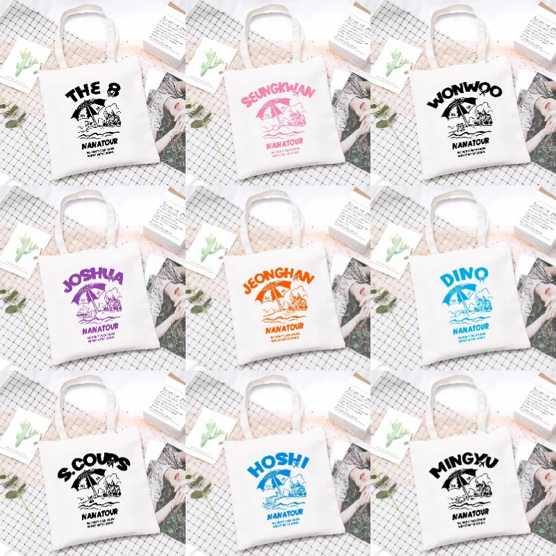 Tote Bag Canvas Print - Kpop Nanatour Shoulder Bag Summer Simple