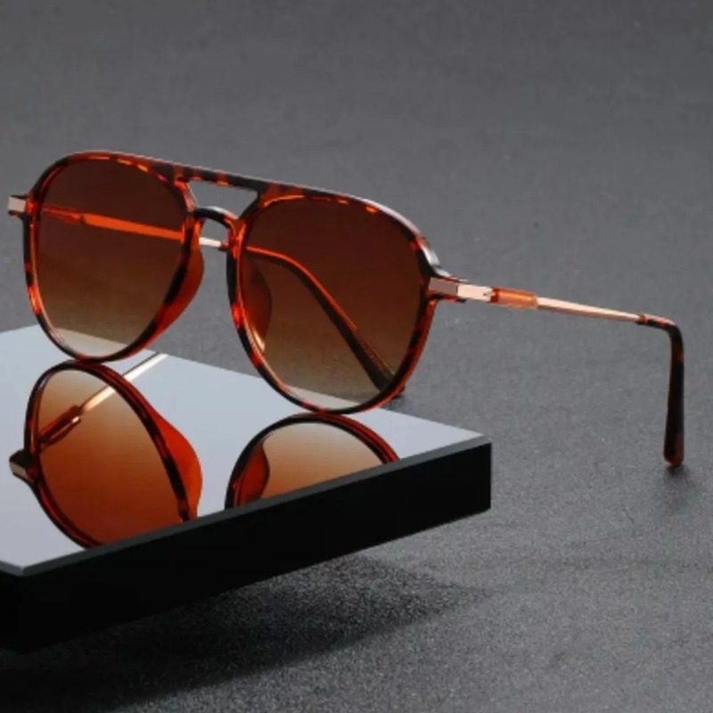 Street Fashion Glasses - 1pcs Vintage Pilot Sunglasses Women Men