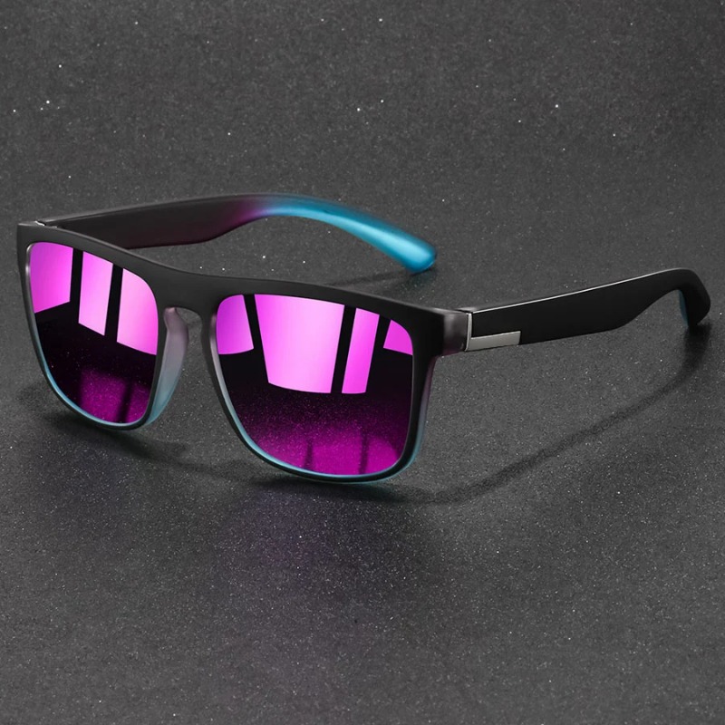 Street Fashion Brands - Fashion Vintage Square Sports Sunglasses Men