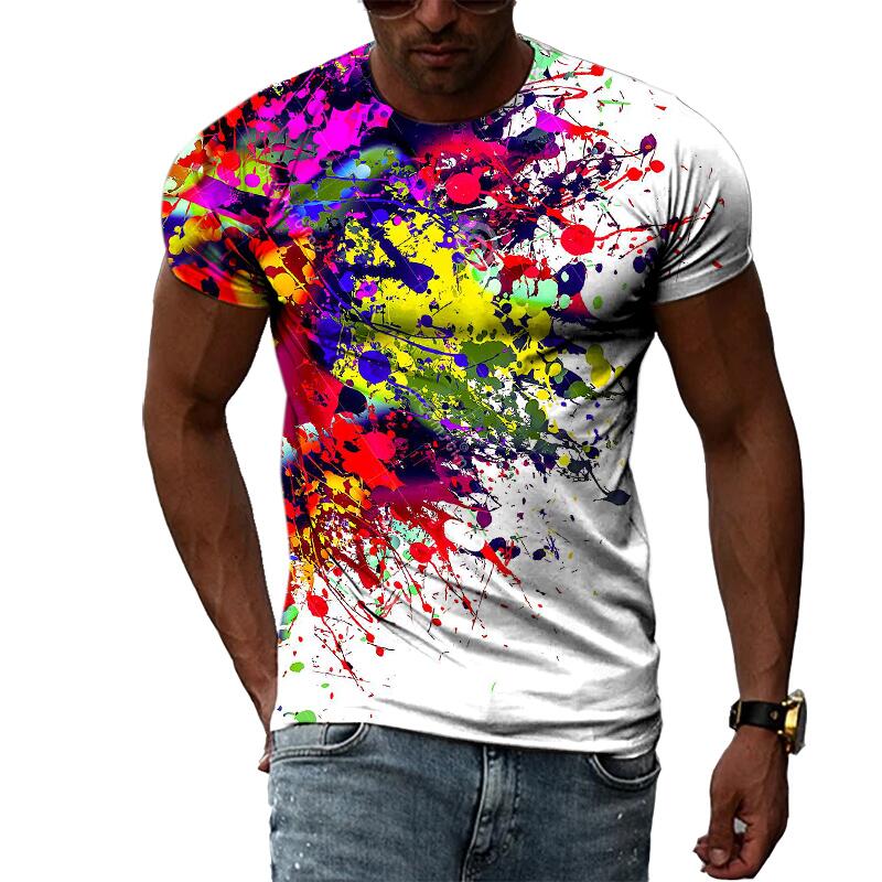 Street Fashion Hip Hop - Men's Summer Fashion 3D Print Graphic