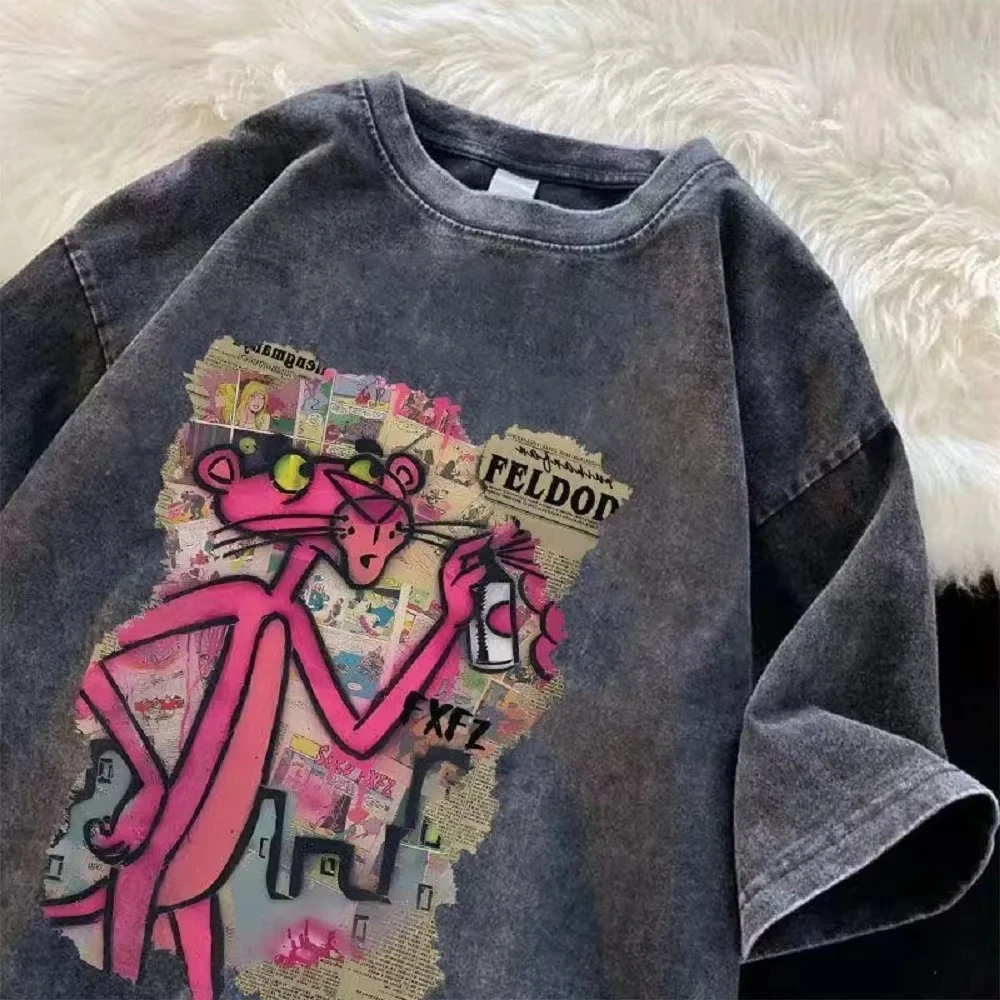 2025 Water-wash vintage t-shir - Street Fashion Trends 2025 评论和价格