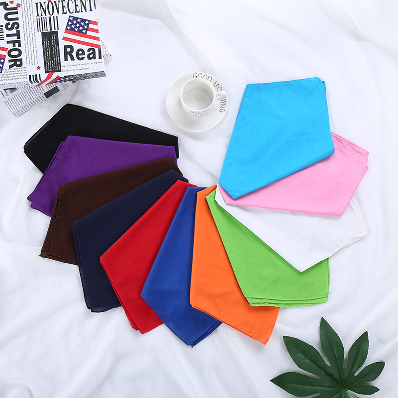 Headscarf Cotton Solid Color R - Street Fashion Hip Hop 评论和价格