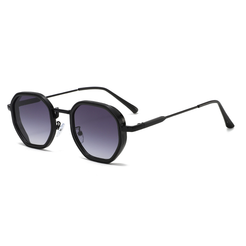 Metal Polygon Retro Sunglasses - Italy Fashion Street 评论和价格