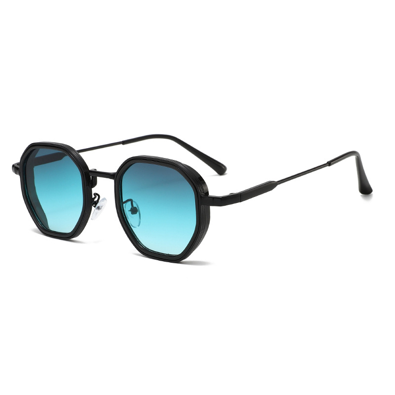 Metal Polygon Retro Sunglasses - Italy Fashion Street 评论和价格