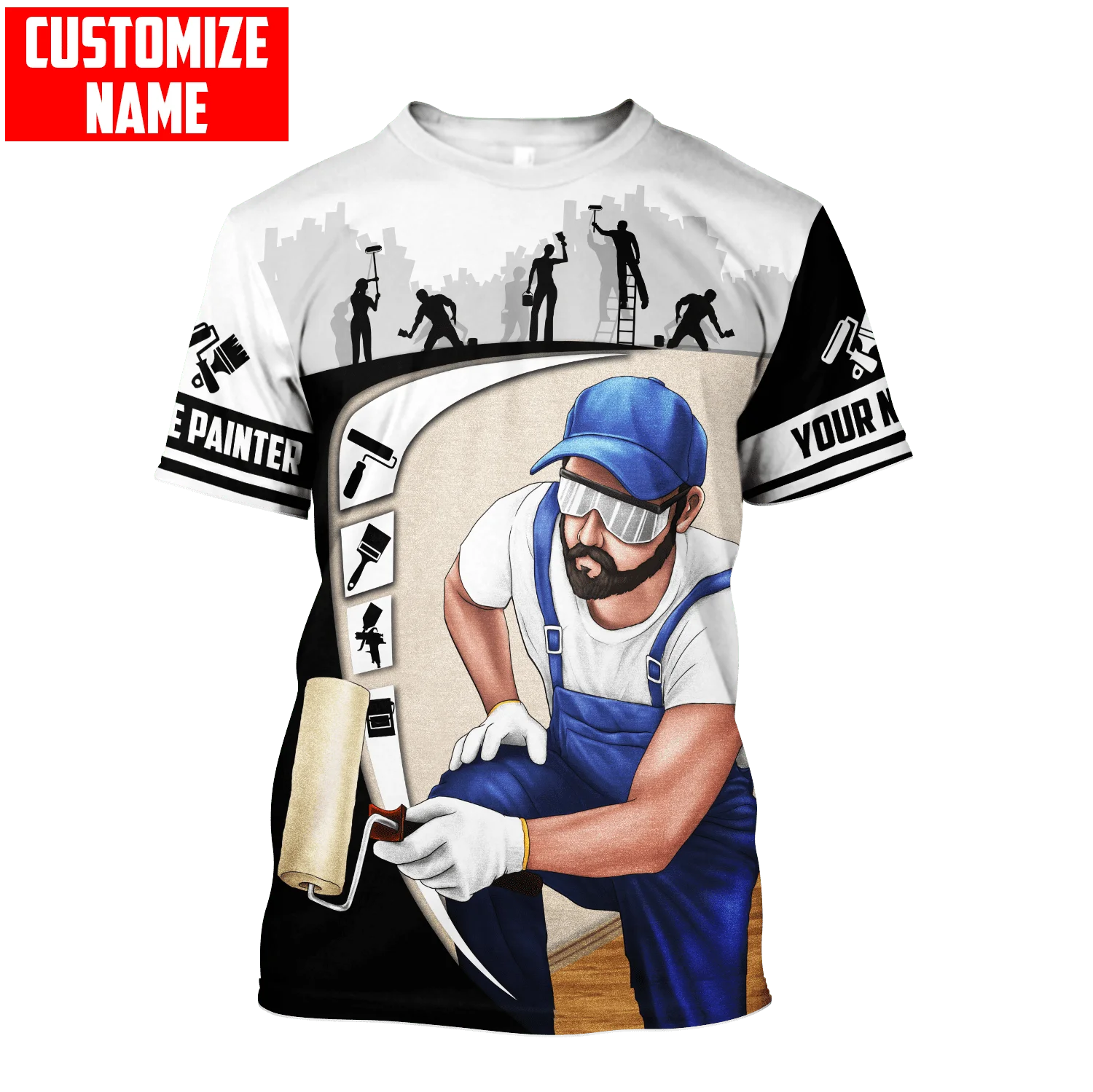 Personalized Name Painter 3D A - Street Fashion Hip Hop 评论和价格