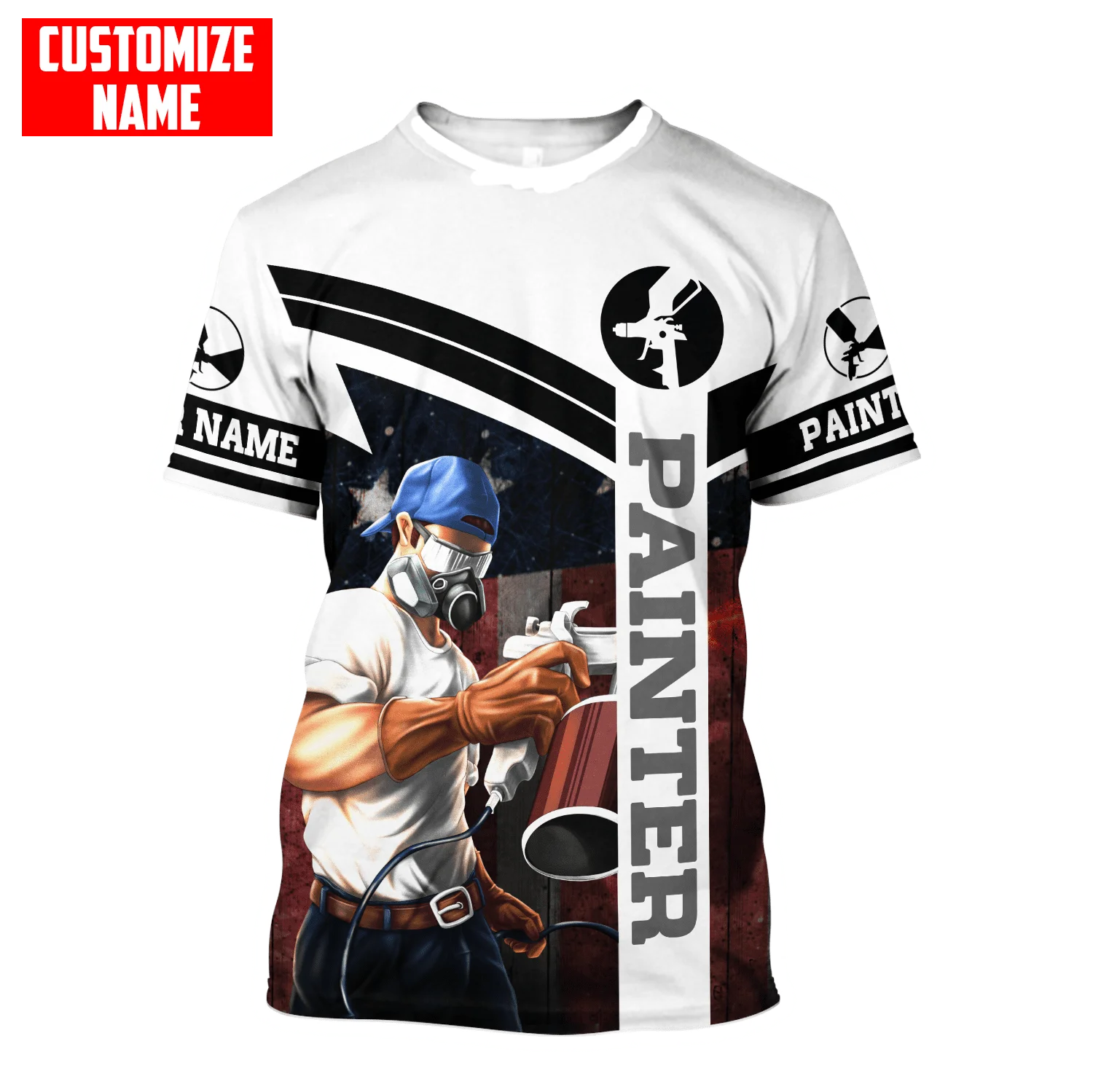 Personalized Name Painter 3D A - Street Fashion Hip Hop 评论和价格
