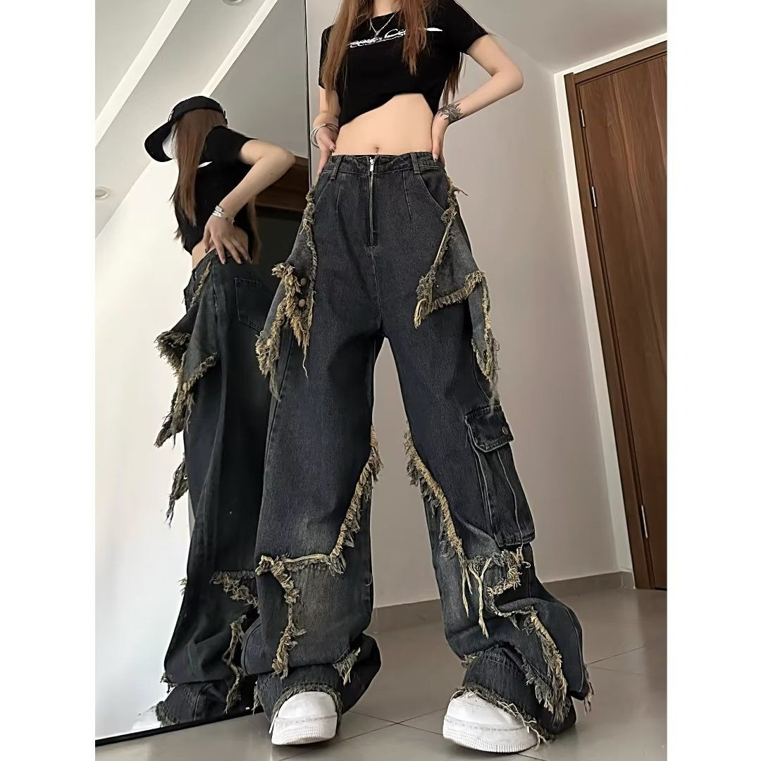 2025 Chic Gothic Pockets Zippe - Street Fashion Trends 2025 评论和价格
