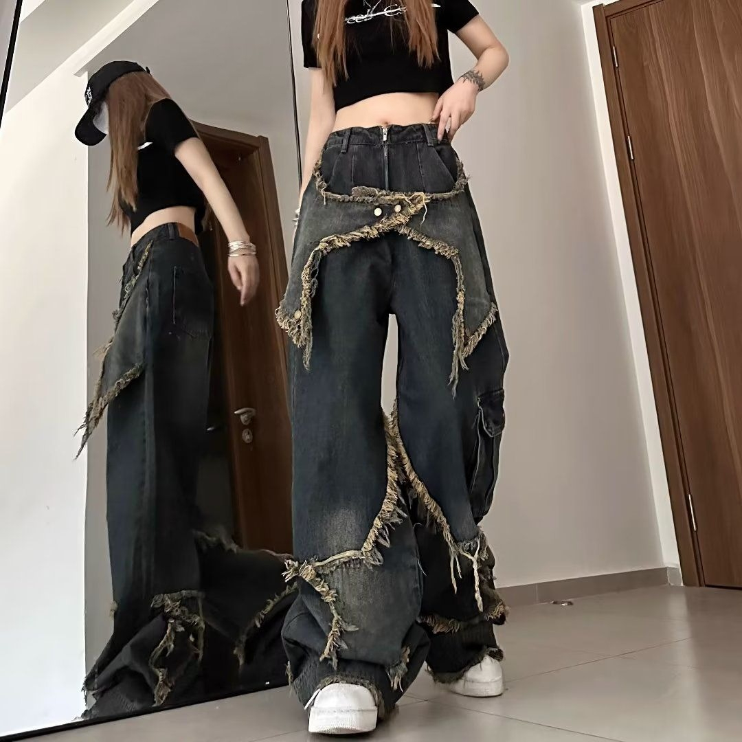 2025 Chic Gothic Pockets Zippe - Street Fashion Trends 2025 评论和价格