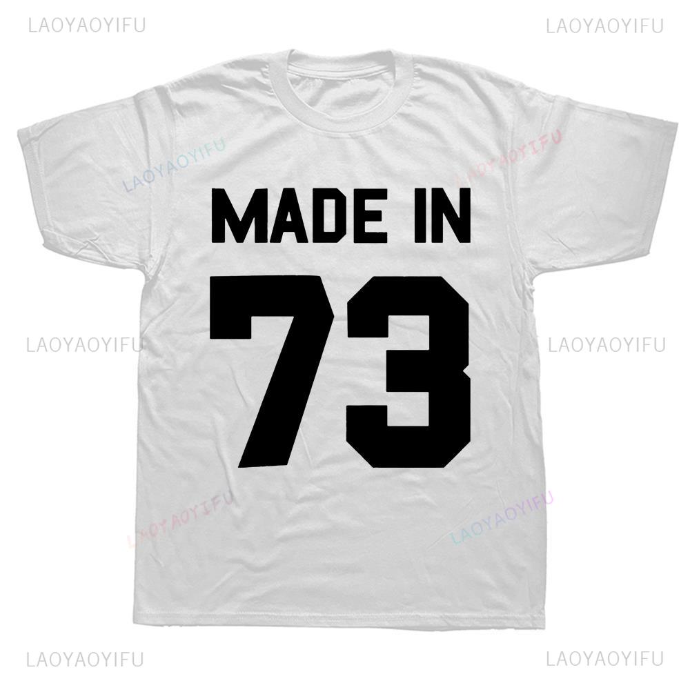Hot Sale Made in 73 Graphic Cl - Street Fashion Hip Hop 评论和价格
