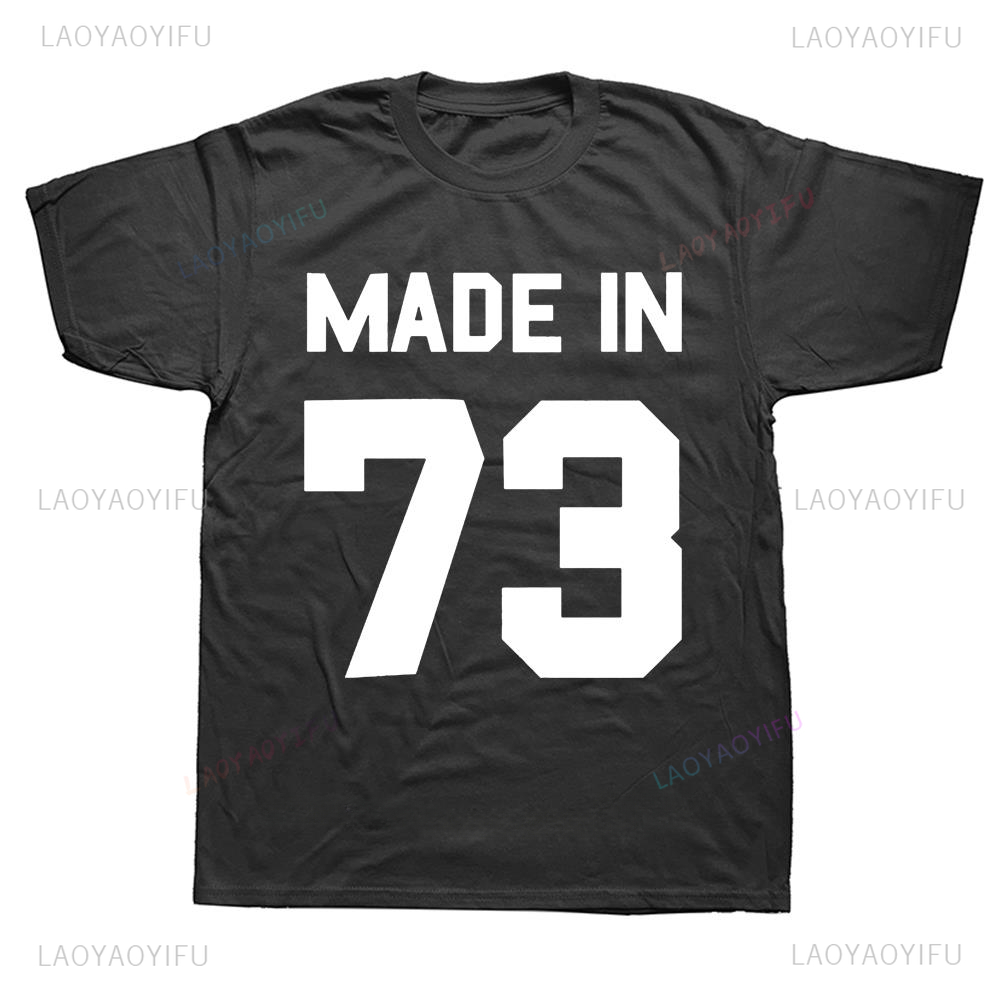Hot Sale Made in 73 Graphic Cl - Street Fashion Hip Hop 评论和价格