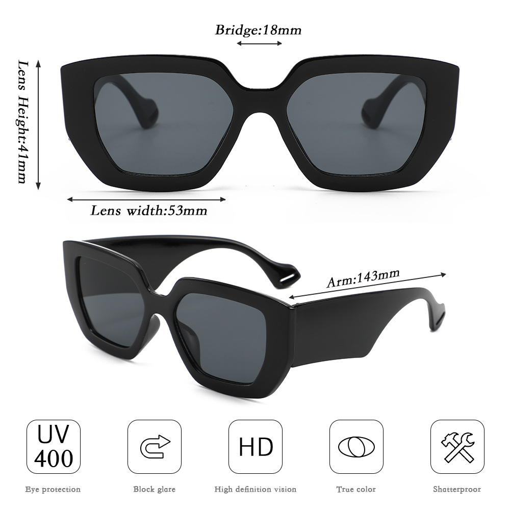 Super Large BoxSunglasses Wome - Italy Fashion Street 评论和价格