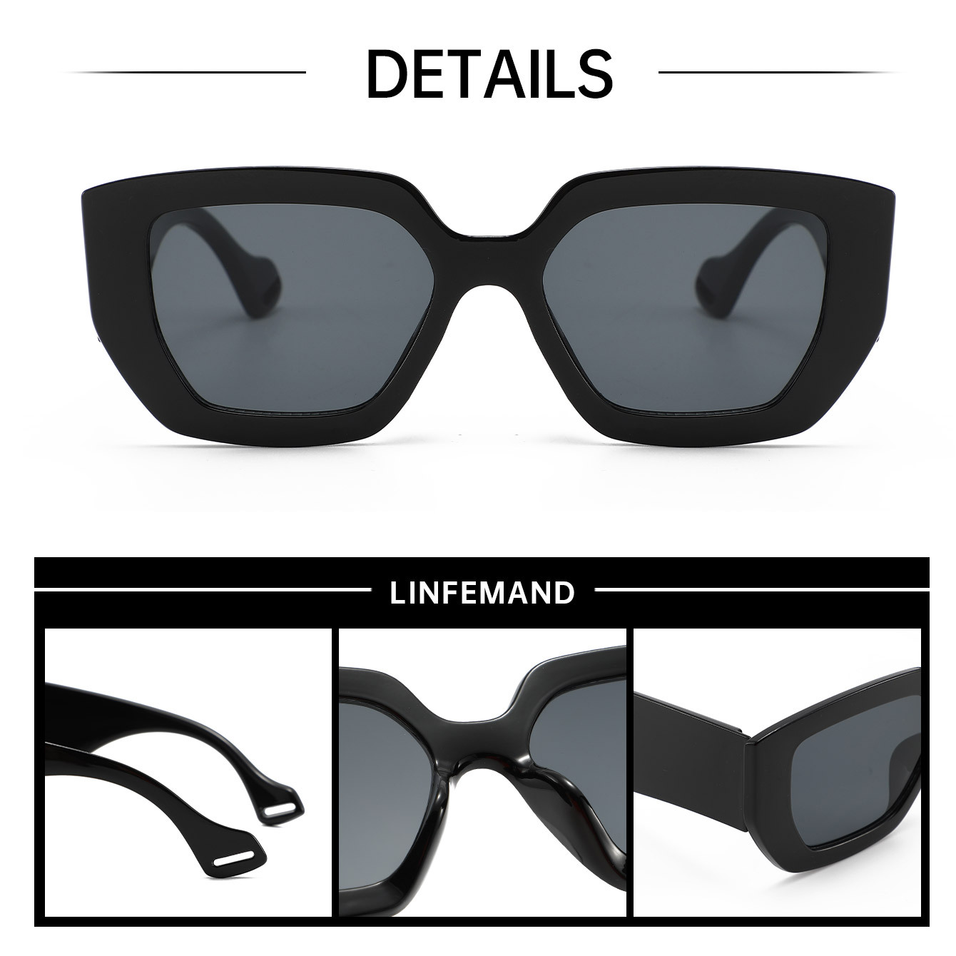 Super Large BoxSunglasses Wome - Italy Fashion Street 评论和价格