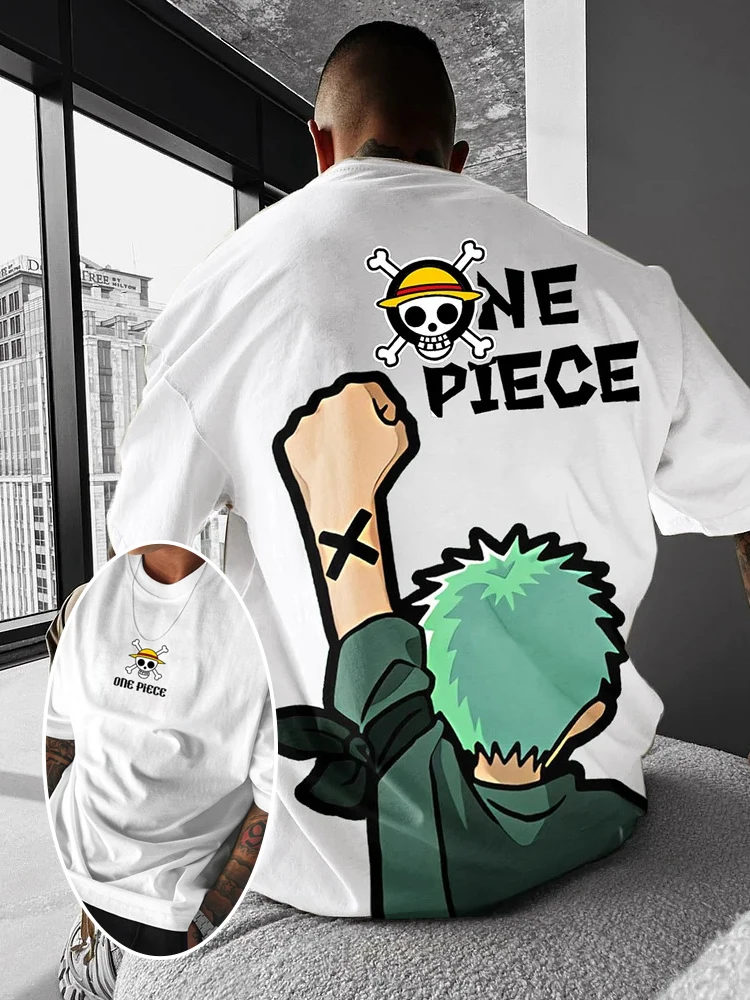 ONE PIECE Luffy Zoro 2025 Summ - Street Fashion Trends 2025 评论和价格