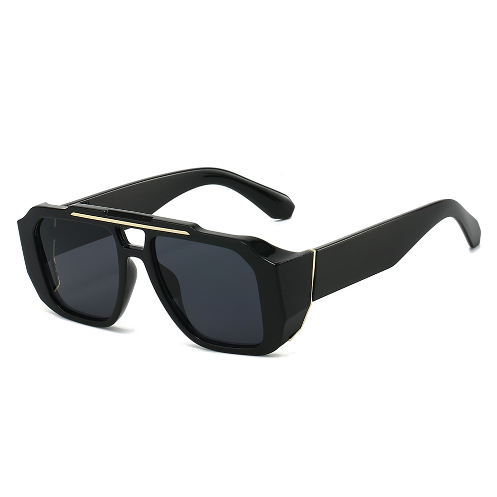 2026 Retro New Double-Bridge V - Street Fashion Glasses 评论和价格