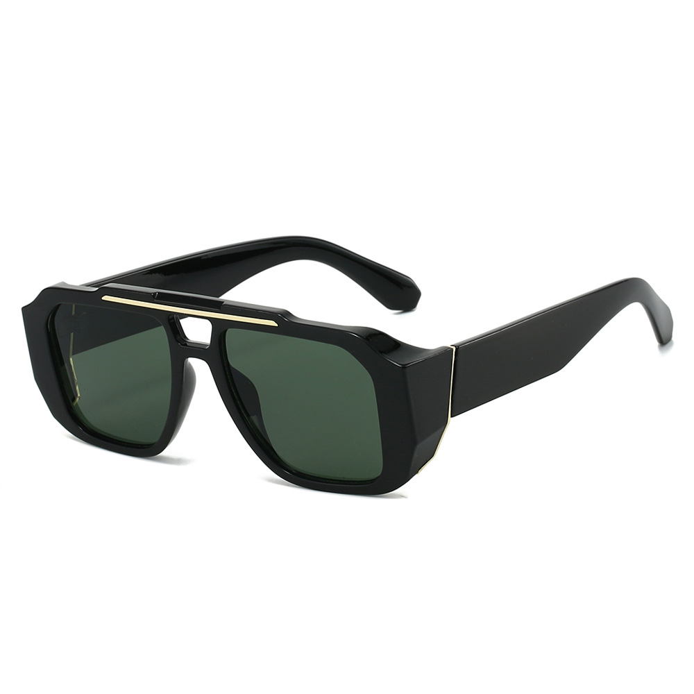 2026 Retro New Double-Bridge V - Street Fashion Glasses 评论和价格