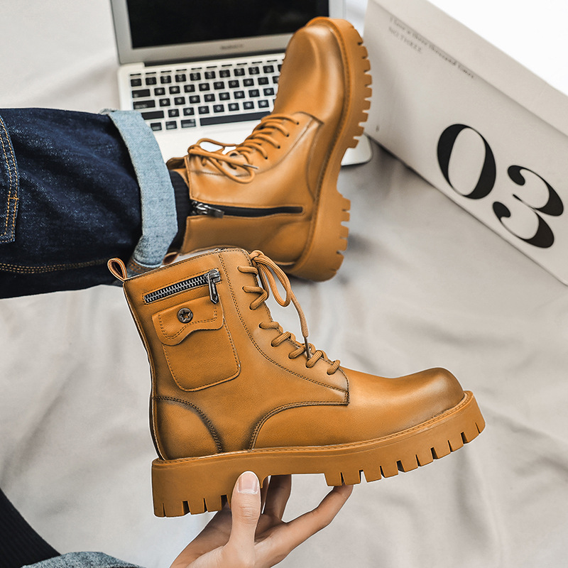 2025 Trend Men Boots Sneakers  - Street Fashion Trends 2025 评论和价格