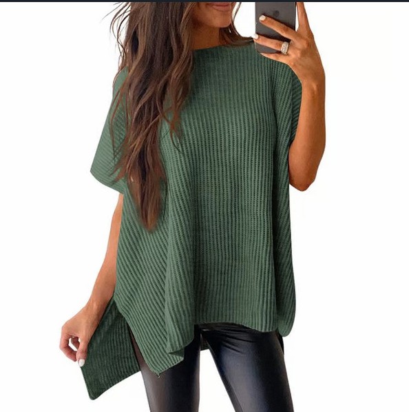 Casual Chenille T Shirt Oversi - Longline Tee Oversized 评论和价格
