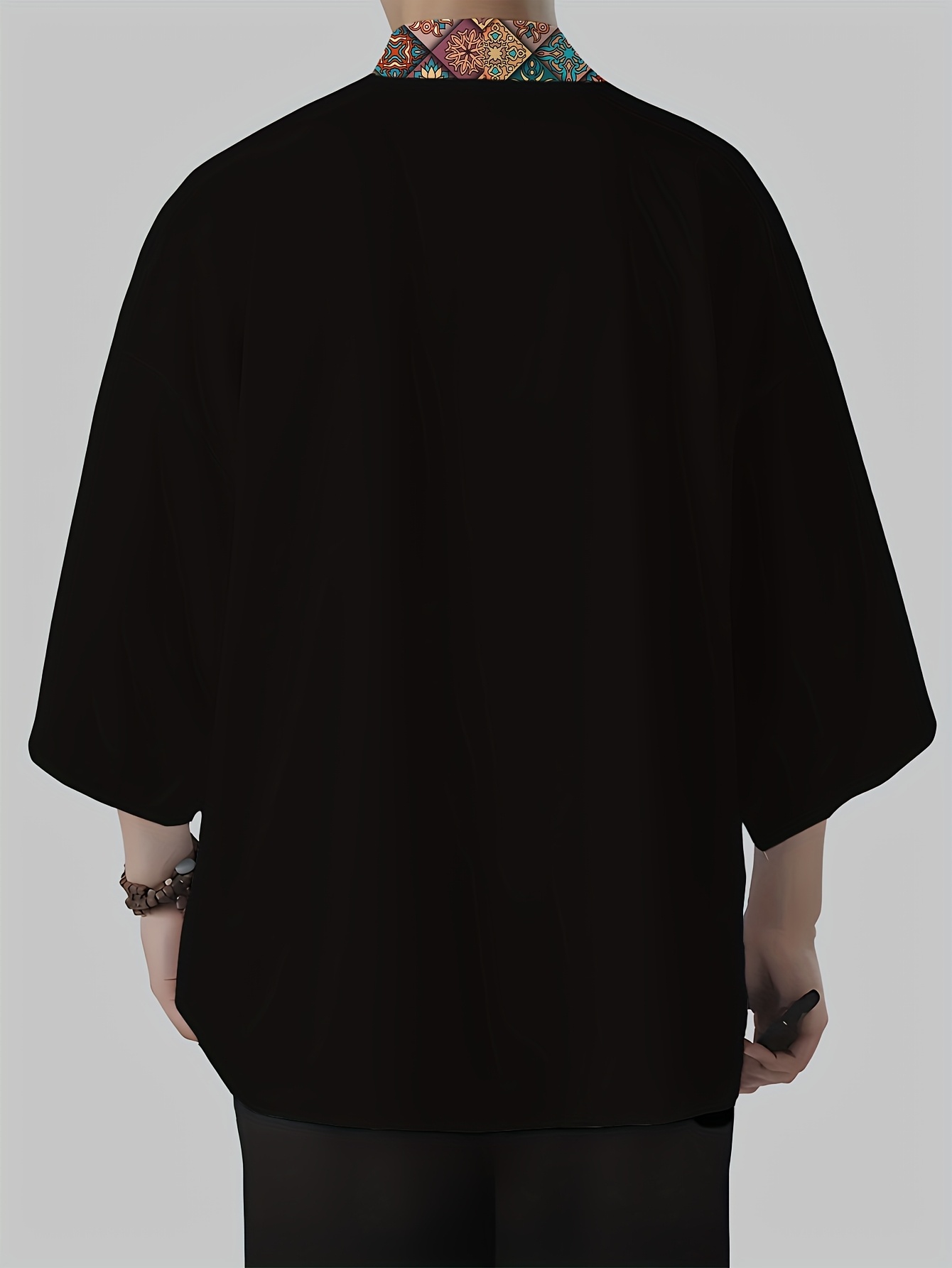 2026 Summer Men's Kimono 3D Pr - Street Fashion Designers 评论和价格