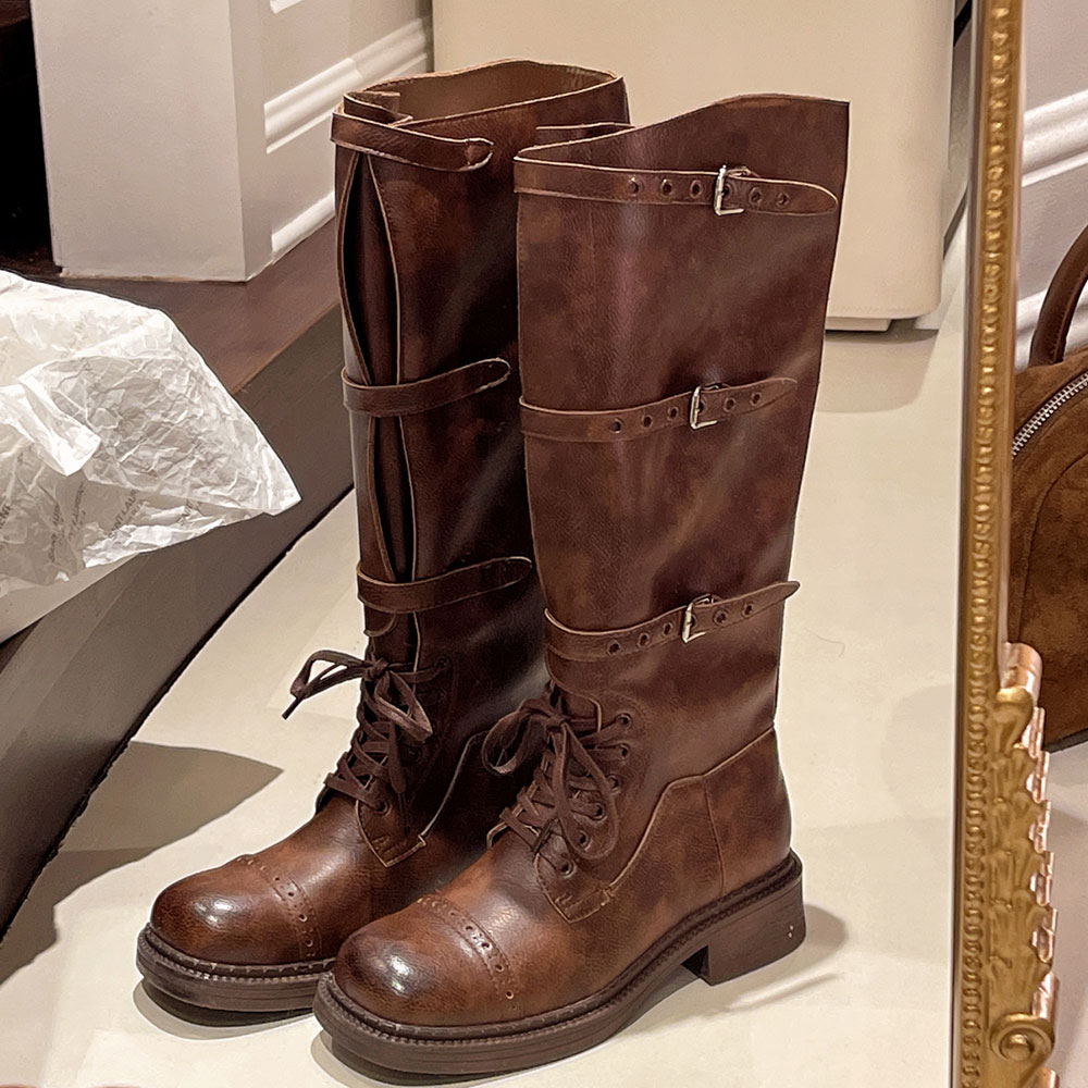 Women's Knee High Boots Vintag - Street Fashion Designers 评论和价格