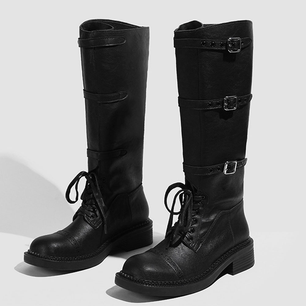 Women's Knee High Boots Vintag - Street Fashion Designers 评论和价格