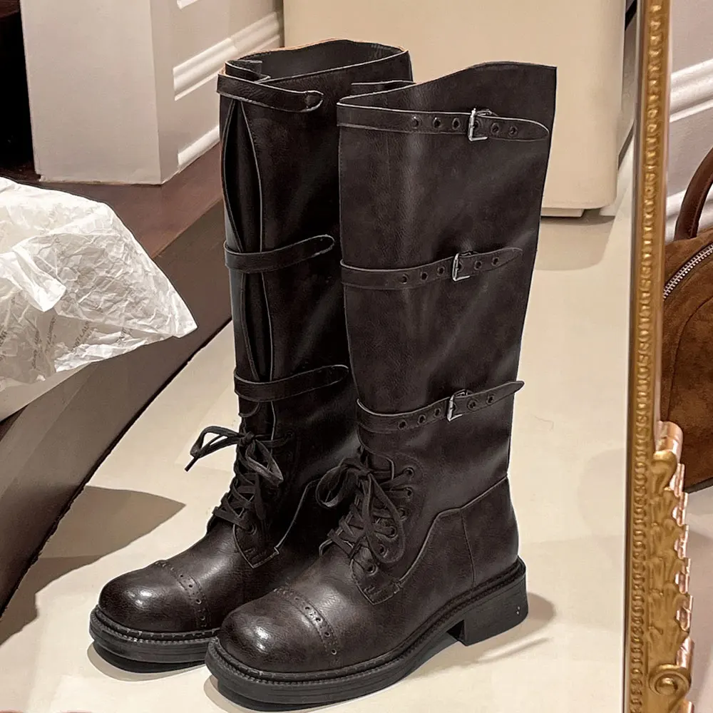 Women's Knee High Boots Vintag - Street Fashion Designers 评论和价格