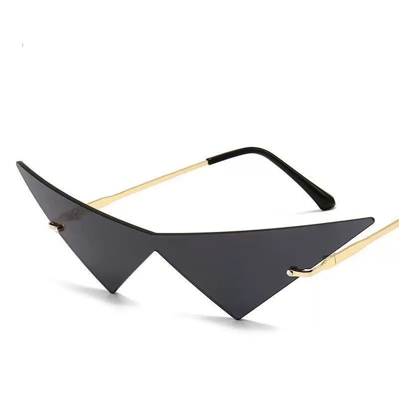 Triangle Sunglasses Street Eye - Street Fashion Glasses 评论和价格