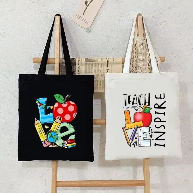 Women Canvas Shoulder Bag Teac - Tote Bag Canvas Print 评论和价格