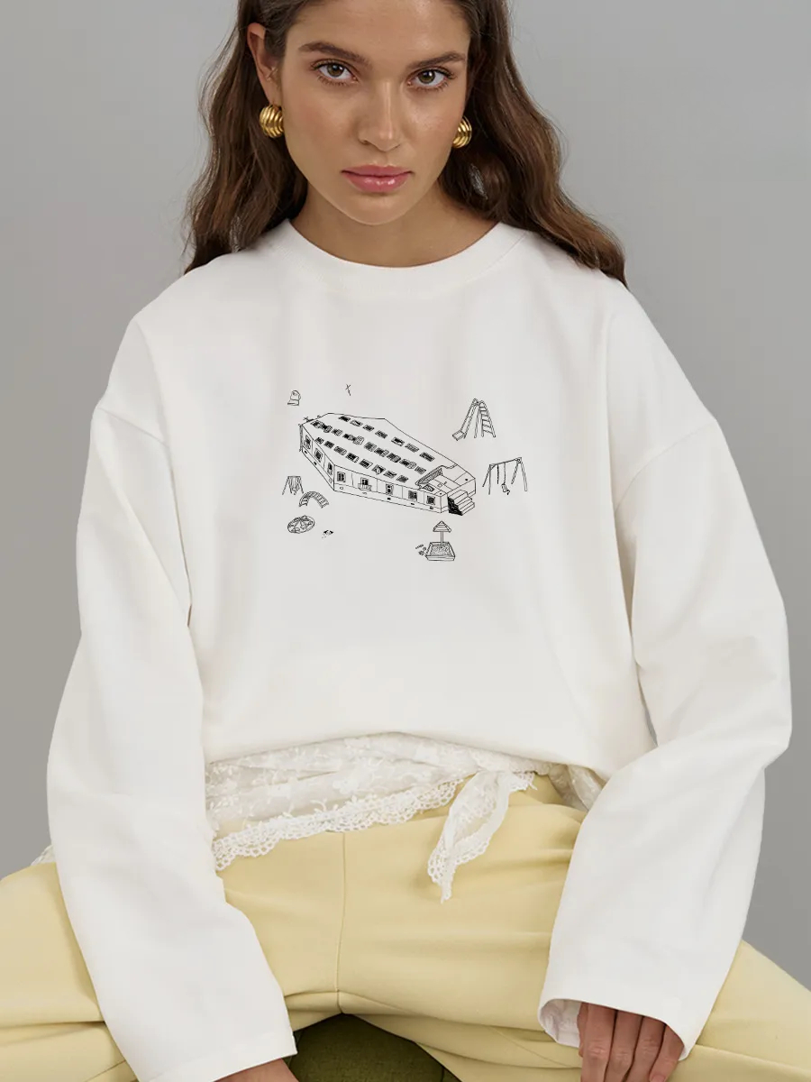 Autumn 100% Cotton Minimalist  - Longline Tee Oversized 评论和价格