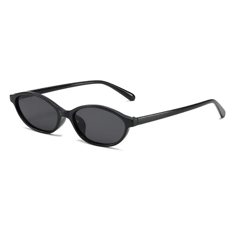 Retro Oval Frame Sunglasses Fa - Street Fashion Glasses 评论和价格