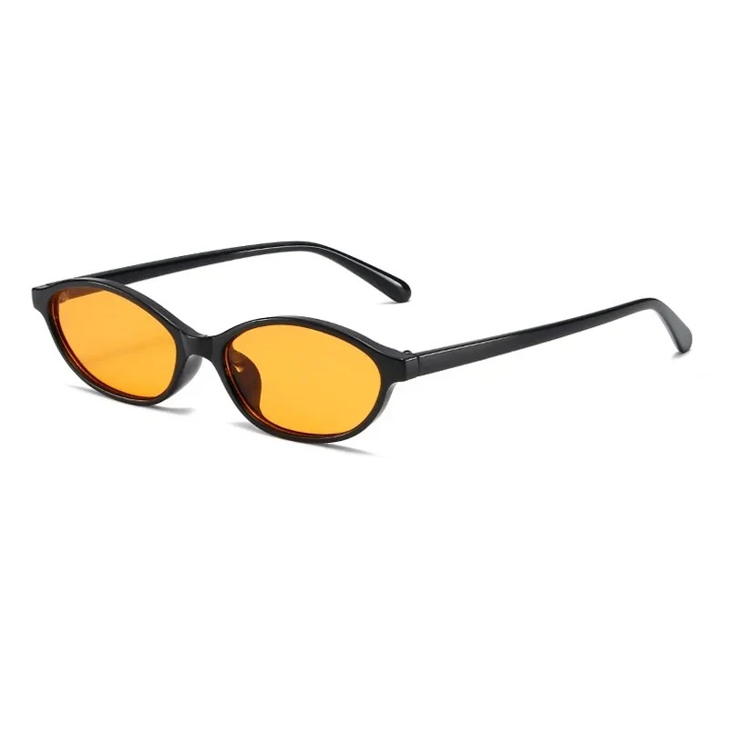 Retro Oval Frame Sunglasses Fa - Street Fashion Glasses 评论和价格