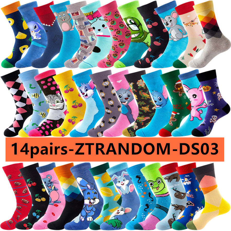 14pairs Anime Casual Crew Sock - Street Fashion Hip Hop 评论和价格