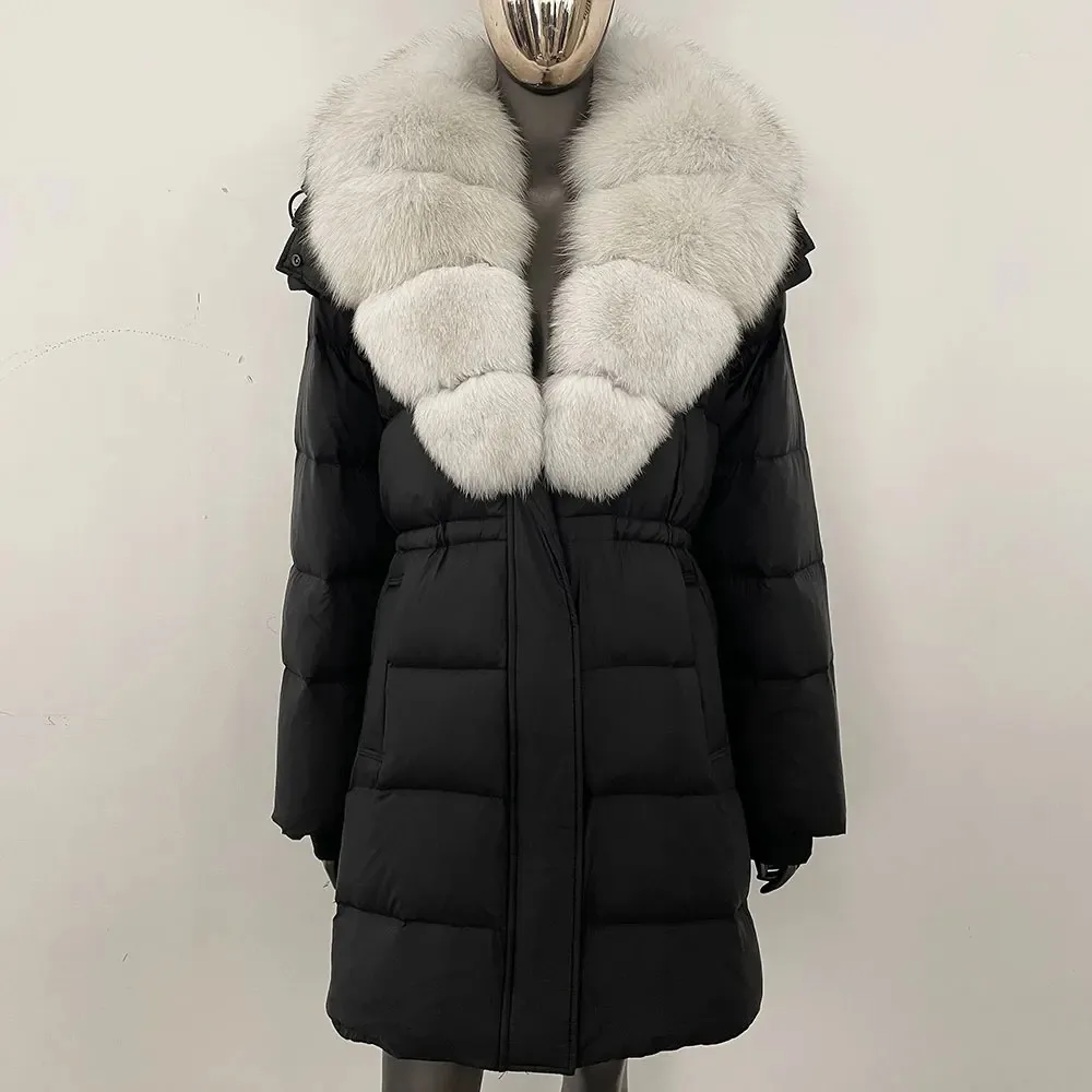 Real Fur Jacket Fashion Hooded - Street Fashion Official 评论和价格