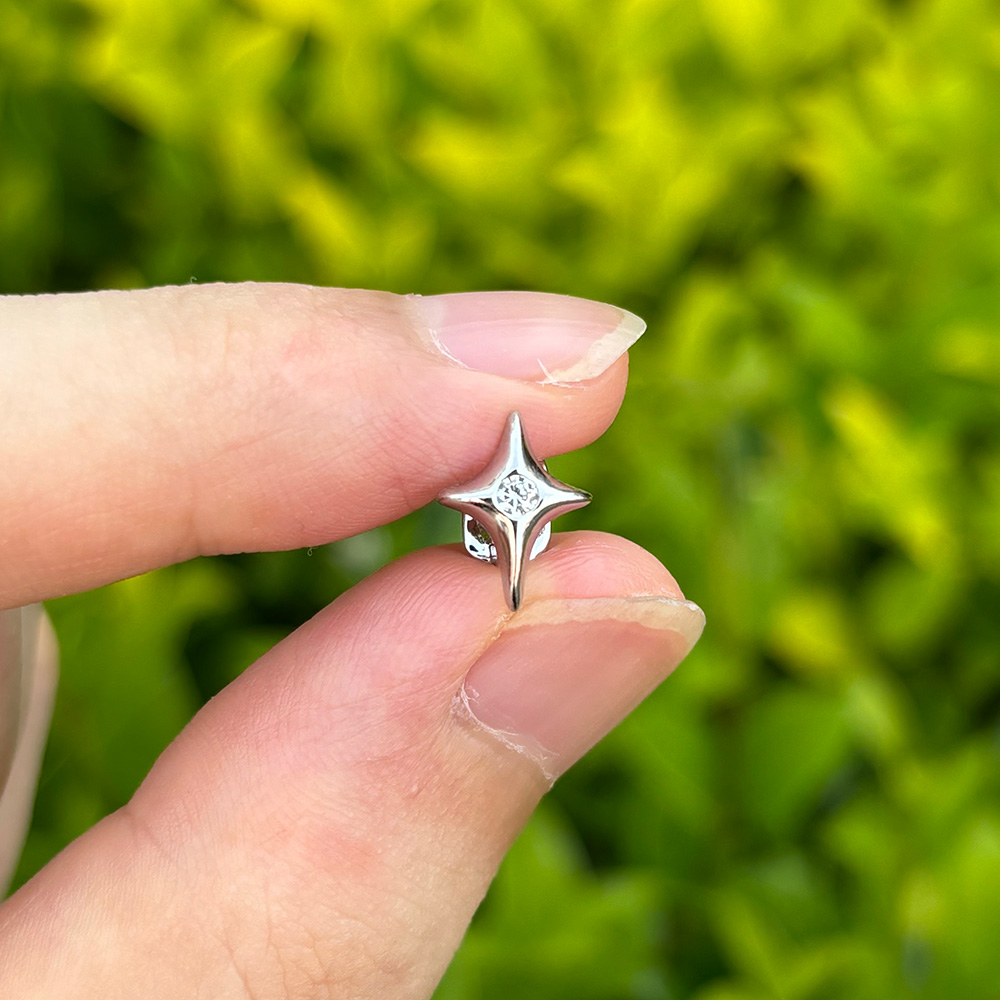 Fashionable Four-Pointed Star  - Street Fashion Hip Hop 评论和价格