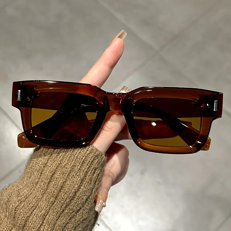 Luxurious Rectangle Sunglasses - Street Fashion Brands 评论和价格