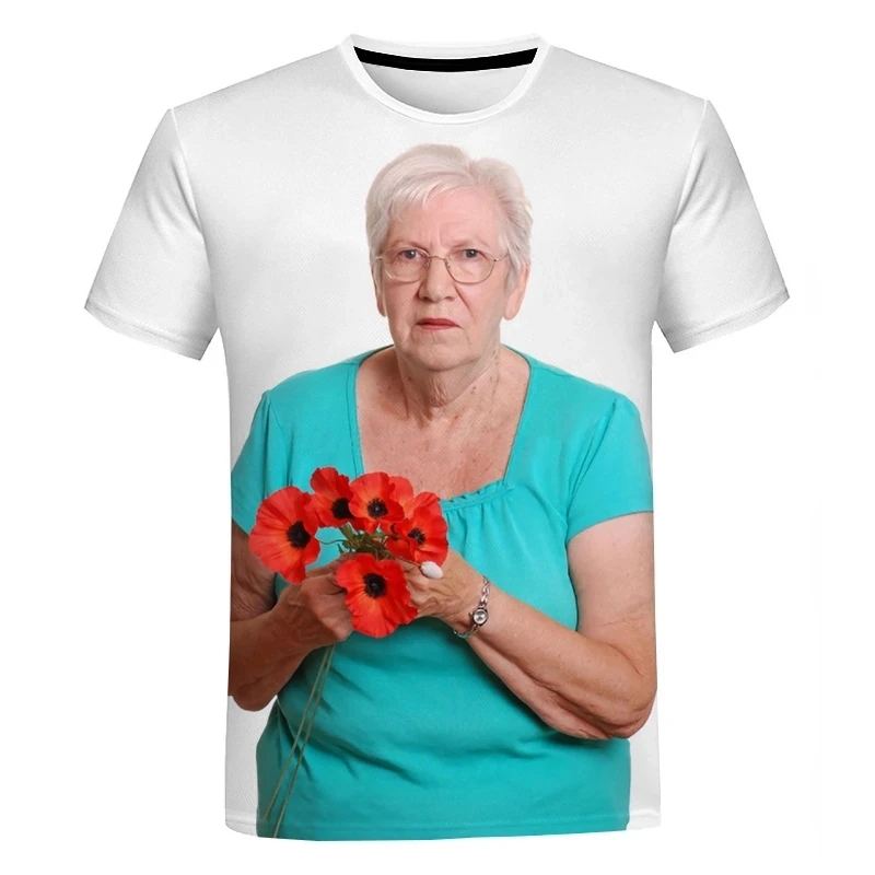 Summer Fun New Grandma Pattern - Street Fashion Plus Size 评论和价格