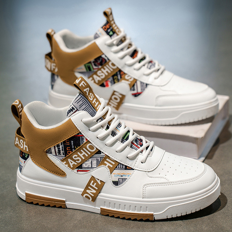 2025 New Men's High-Top Casual - Street Fashion Trends 2025 评论和价格