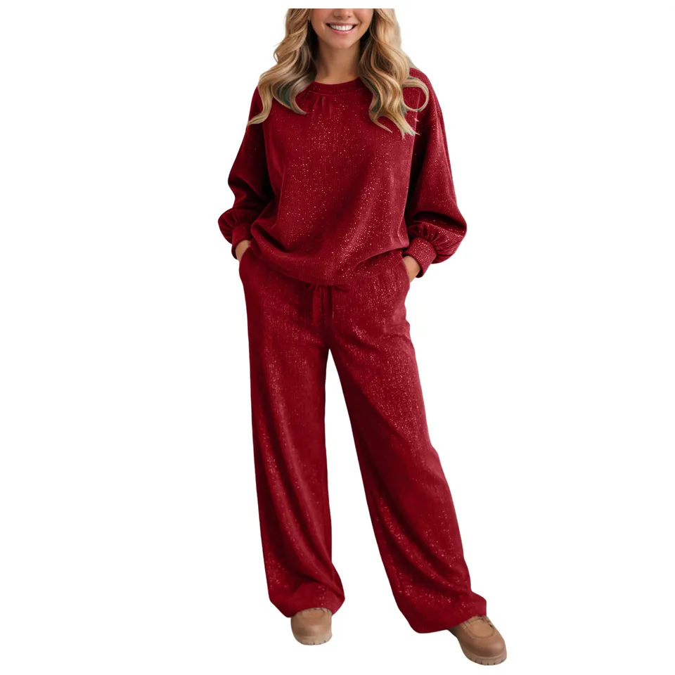 Women's Shiny 2 Pieces Set Spr - Italy Fashion Street 评论和价格