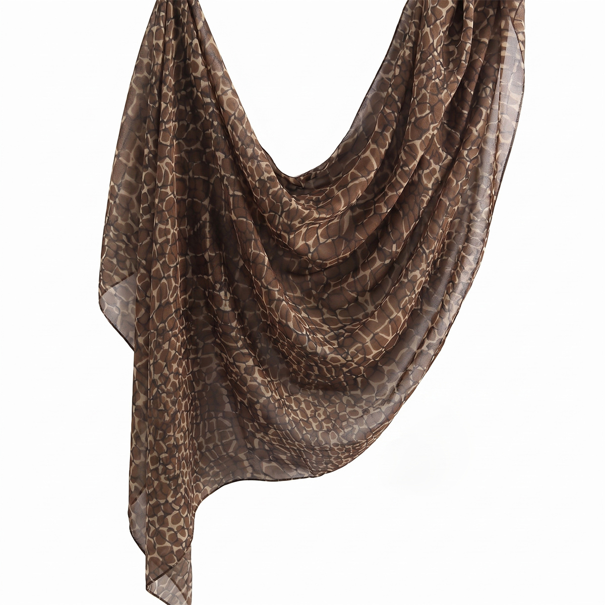 Vintage Crocodile Print Hijab  - Street Fashion Hijab 评论和价格