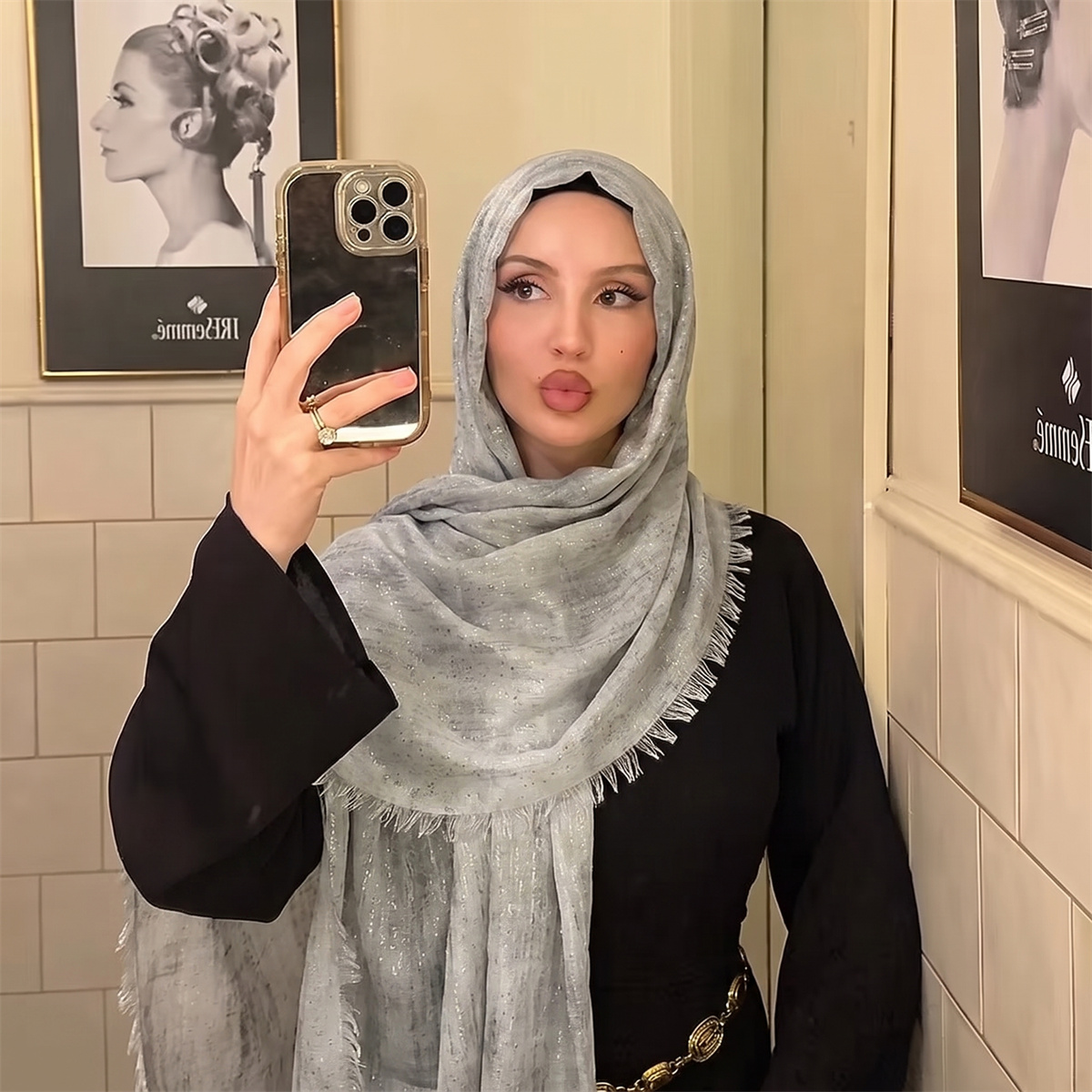 Fashion Tie Dye Hijab Scarf So - Street Fashion Hijab 评论和价格