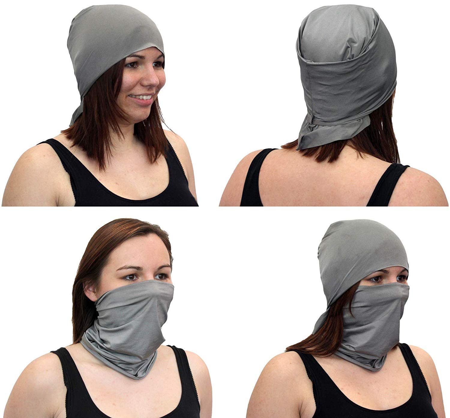 Silver Fiber Multi-function Ha - Bandana Multi Way 评论和价格