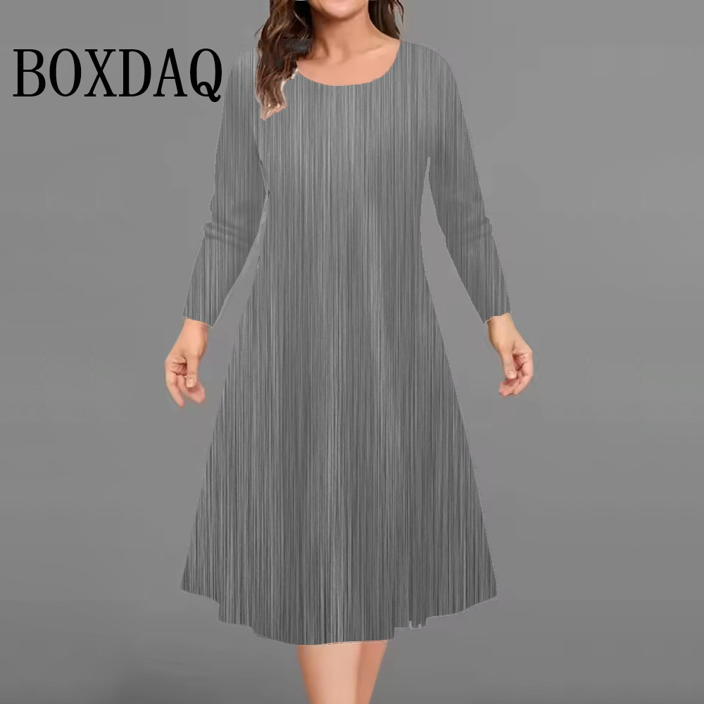 Fashion Women'S Dresses Autumn - Street Fashion Plus Size 评论和价格