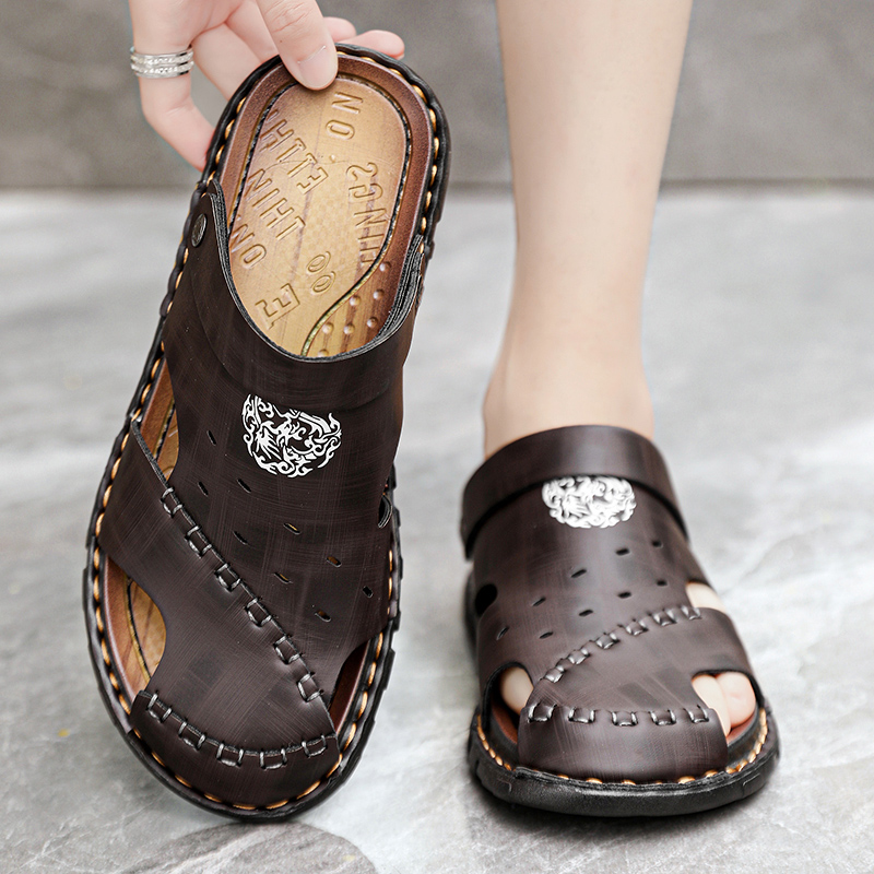 Men Slippers Summer Outside St - Street Fashion Plus Size 评论和价格