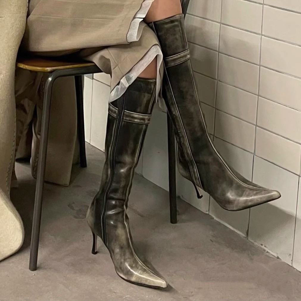 Sexy Designer Women High Boots - Street Fashion Designers 评论和价格