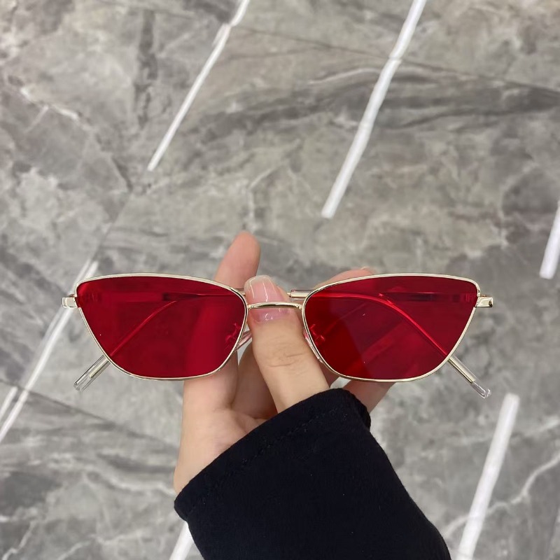 Fashionable Rhombus-Shaped Met - Street Fashion Glasses 评论和价格