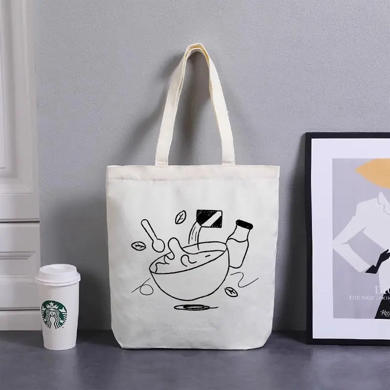 Bread Jam Line Art Canvas Tote - Tote Bag Canvas Print 评论和价格