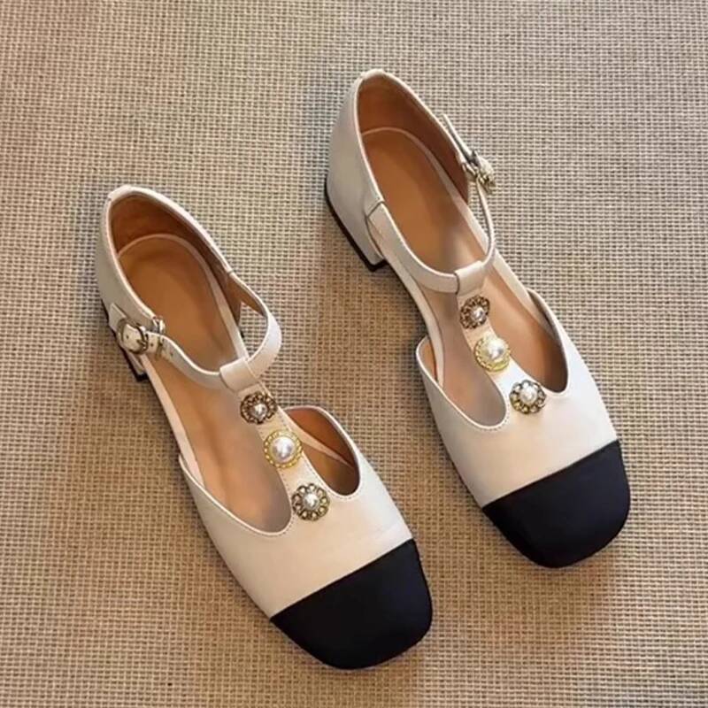 Women Square Toe Heeled Sandal - Street Fashion Designers 评论和价格