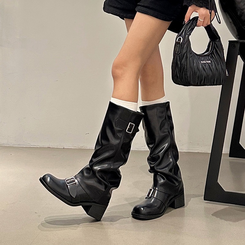 2025Woman Boots Knee High Plat - Street Fashion Trends 2025 评论和价格