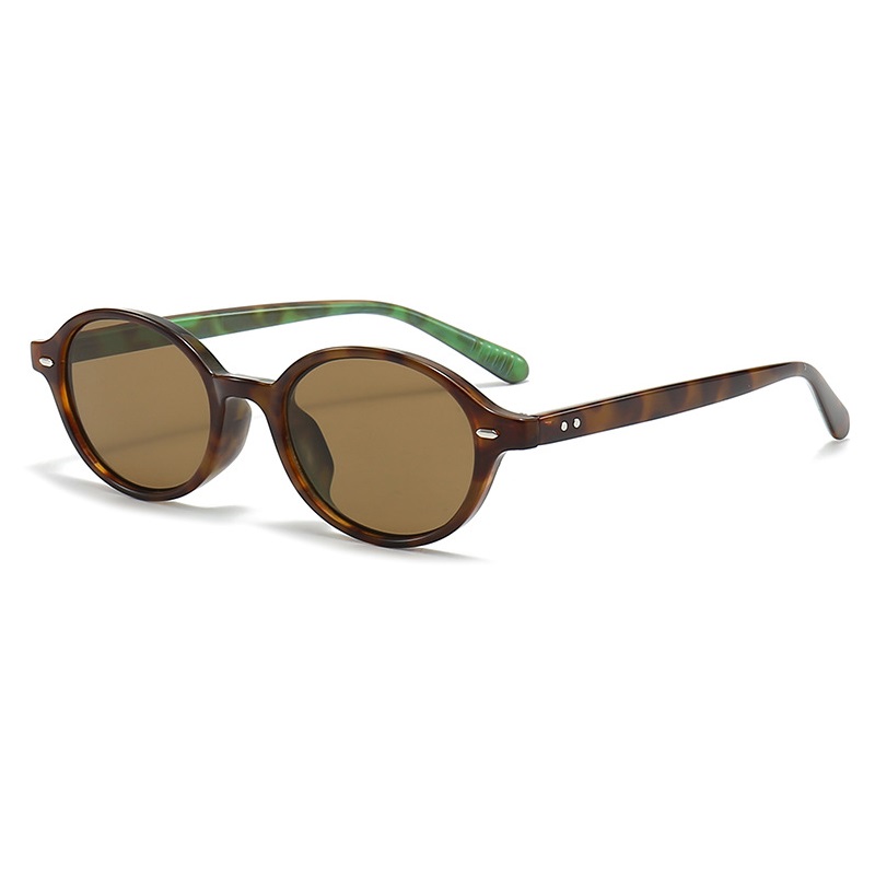 Retro Small Oval Sunglasses Wo - Street Fashion Brands 评论和价格