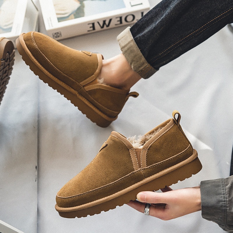 Winter Women Men Genuine Cow L - Street Fashion Designers 评论和价格