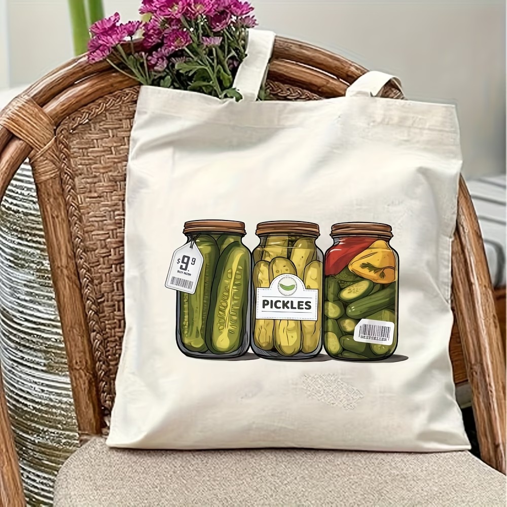 1 Large Capacity Durable Canva - Tote Bag Canvas Print 评论和价格
